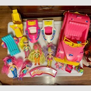 vintage Tonka Be Cool Hollywoods dolls and accessories